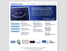 Tablet Screenshot of gradeconnect.com